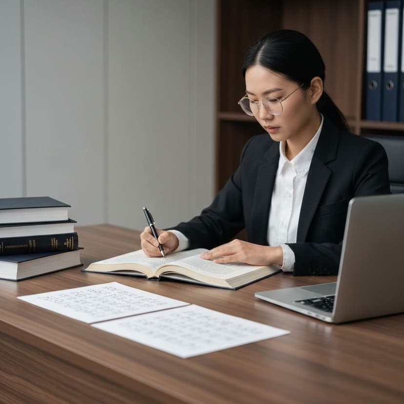 LSAT prep student