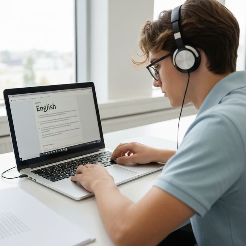 TOEFL iBT hazırlık öğrencisi